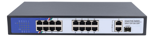Red Divisora Ethernet De 19 Puertos, 16, 2 Enlaces Ascendent