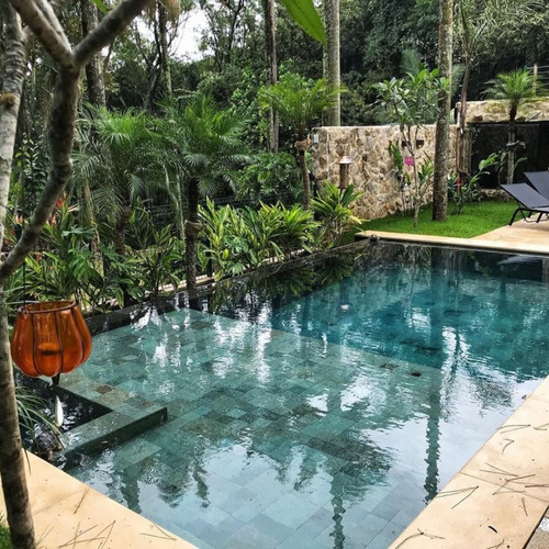 Pedra Piscina Hijau Bruta 10x10 Pedra Hijau Bruta Premium