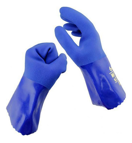 2x 1 Par De Guantes De Trabajo Químicos Resistentes Al