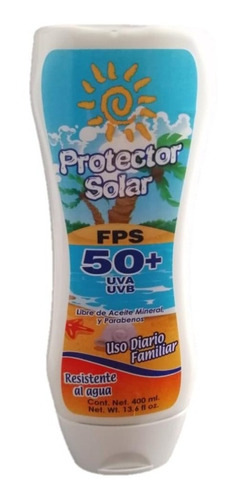 Protector Solar Fps 50 400 Ml.