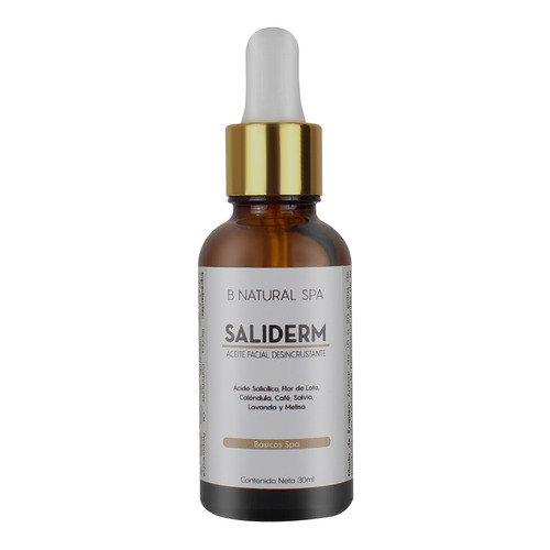 Imagen 1 de 1 de Aceite SaliDerm B. Natural Spa para piel acneica/grasa/mixta de 30mL