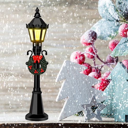 Minifarolas Navideñas, 4 Unidades, Modelo Dollhouse Streetli