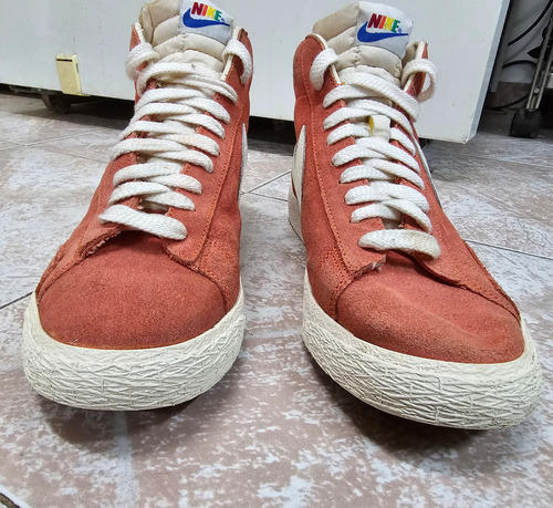 Zapatillas Nike Sb Blazer Zoom Mid Talle 41 Arg Leer (Usado)