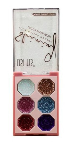 Sombras De Ojos Con Glitter 6 Tonos