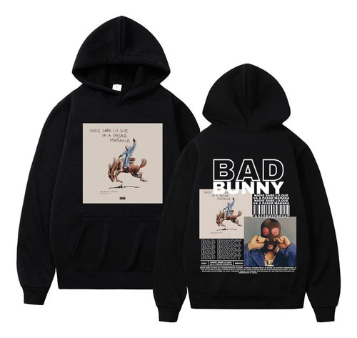 Lhy Rapper Bad Bunny Hoodie Nadie Sabe Lo Que Va A Pasar Man