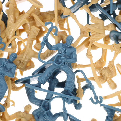 80 Figuras De Soldado Pirata En Miniatura, Modelos De Person