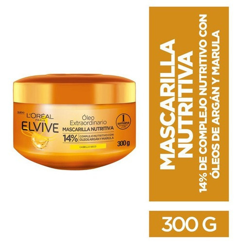 Crema De Tratamiento Elvive Óleo Ext Univ 300 Ml