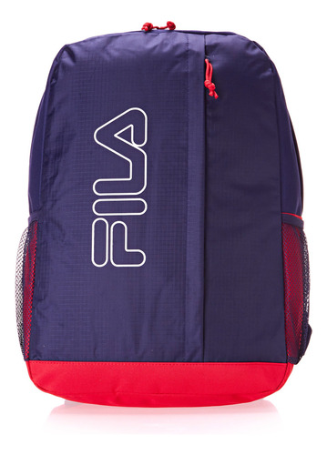 Mochila Masculina E Feminina Outline Cor Azul-marinho E Vermelho 18L Fila