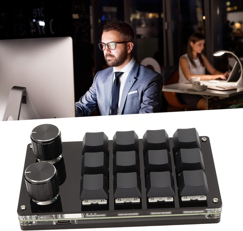 Teclado Mecánico Macro Con Una Mano, Teclado Programable Usb