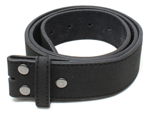 Bc Belts Correa De Cuero Con Textura De Gamuza Y Borde Cosid