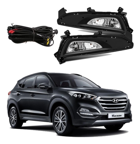 Neblineros Hyundai Tucson 2016-2018 Kit Completo