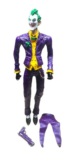 Guason Joker Articulado 21 Cm Con Arma Dorada Movible