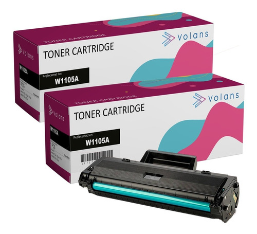 Pack 2 Toner 105a W1105a 1105a Hp 107a 107w 135w 137w