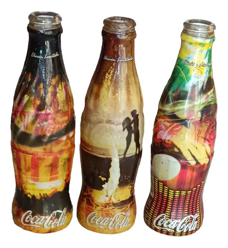 Botellas Promocion Coca Cola,edicion Limitada, 2002,vacias