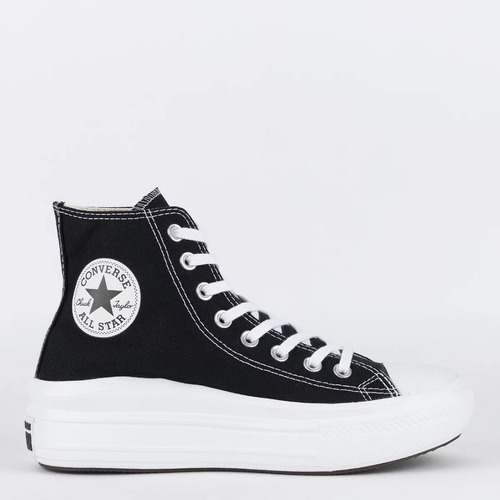 Tênis Chuck Taylor All Star Move Hi Preto/branco - Original