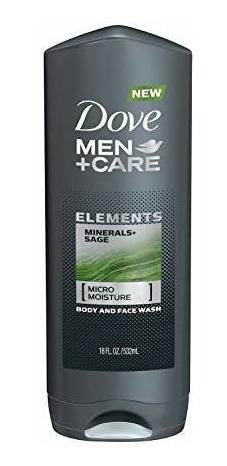 Dove Men + Care Cuerpo De Válvula Y Lavado De Cara, Minerale