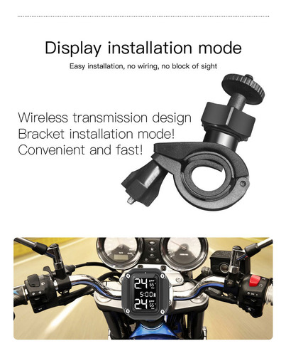 Sistema De Monitoreo De Presión De Neumáticos Para Motocicle