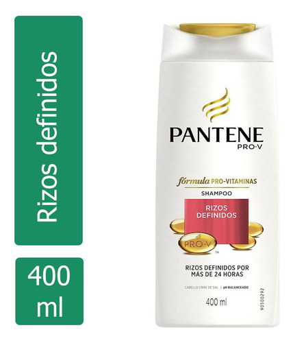 Shampoo Pantene Pro-v Rizos Definidos Frasco Con 400 Ml