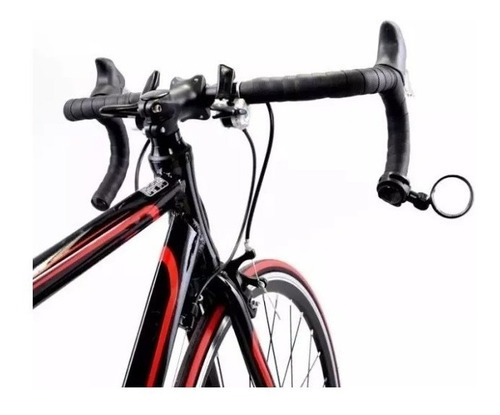 Espelho Retrovisor Articulado Convexo Redondo Segurança Bike