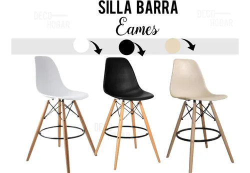 comprar Silla De Barra Bar Eames Para Ambiente Moderno
