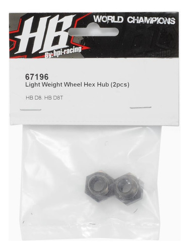 Hb Racing Lightweight Wheel Hex Hub (4) 