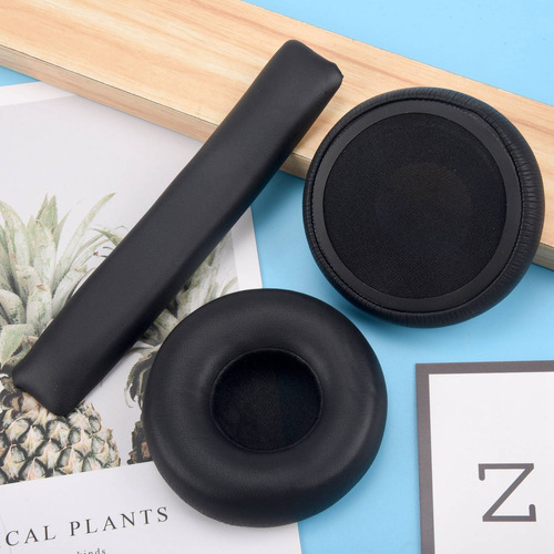 Funda De Cojín De Cuero Para Auriculares, Diadema De Repuest