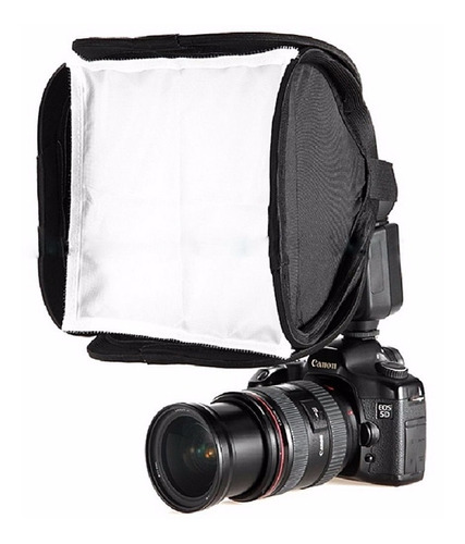Difusor Softbox 23x23 Cms Flash Nikon Canon Sony 