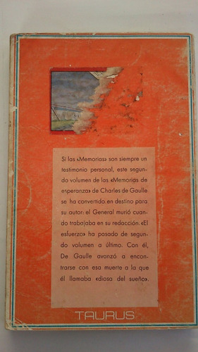 Memorias De Esperanza El Esfuerzo - Charles De Gaulle