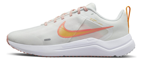 Zapatillas Nike Downshifter 12 White Gold Pink Dd9294_101   