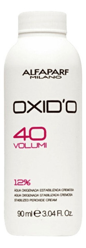 Alfaparf Milano Oxid'o Água Oxigenada Cremosa 40 Vol 90ml Tom Sem tom