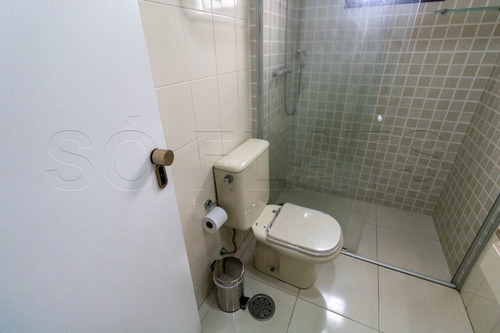 Imagem 14 de 15 de Flat No Jardim Paulista Com 1x Dorm Com Serviços De Arrumação Diária, Tv A Cabo E 1x Vaga De Carro. - Sf36005