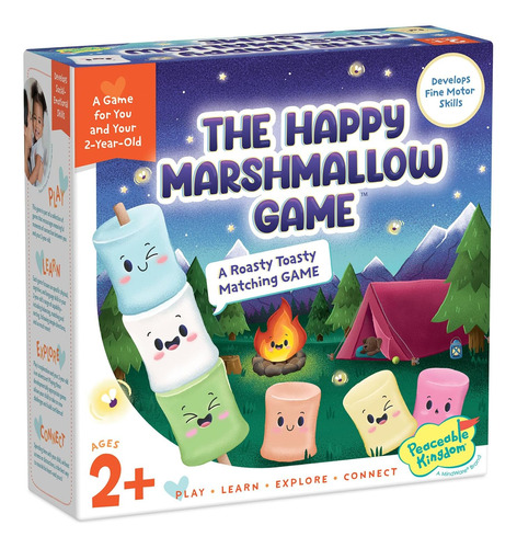 Peaceable Kingdom Marshmallow Juego Para Niños Pequeños: Des