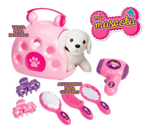 Valija Grande Juliana Mi Mascota Peluche Babymovil Jyjjul027