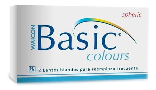 Lentes De Contacto Basic Colours Waicon - Optica Habilitada