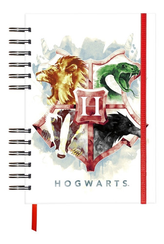 Agenda Harry Potter Hogwarts - 4 Laminas Color