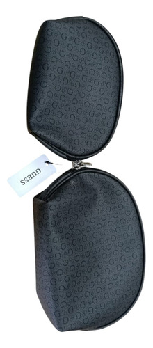 Guess Neceser Originales Importados De Usa Gris Oscuro Estampado