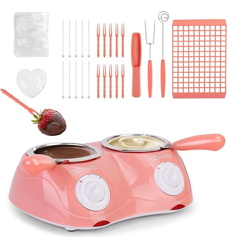 Olla Fusion Chocolate Electrica Mini Fondue Fondue Con Doble