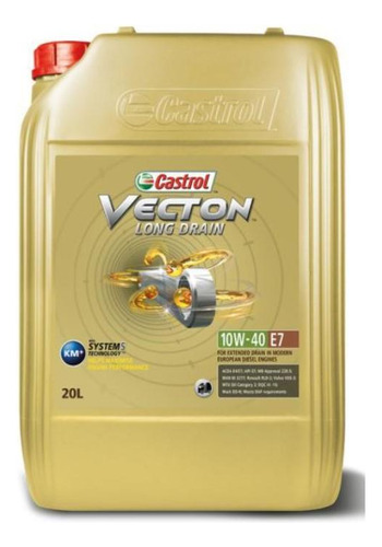 Aceite Vecton Long Drain 10w-40 E7 Bmb 20l Castrol