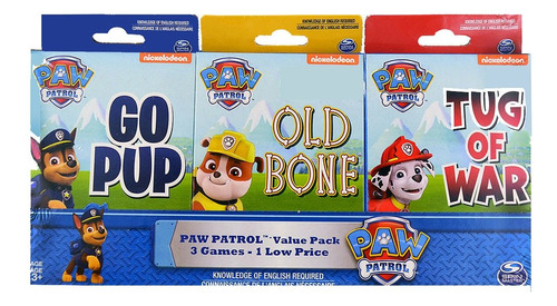 Paw Patrol Paquete Económico De 3 Cartas