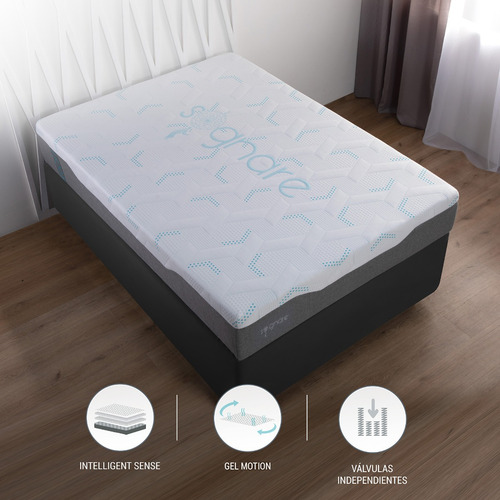 Sognare® Colchón Sense Queen Size Memory Foam Y Capa De Gel
