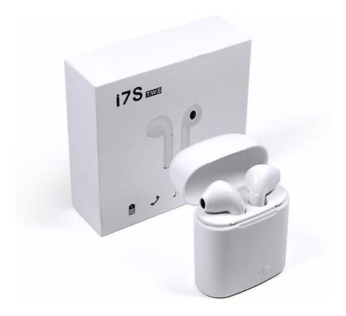 Audifonos Inalámbricos Bluetooth I7s (tipo AirPods) + Base