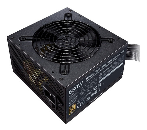 Imagen 6 de 10 de Fuente Pc Cooler Master Bronze Series Mpe-6501-acaab 650w Pc