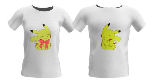 Playera De Parejas Pikachu