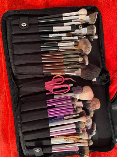 Estuche Para Brochas Plegable Con Cierre De Viaje (vacĂo)