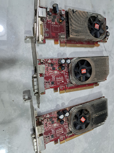 Lote 3 Placavídeo Ati Radeon Dvi Pci Express 256mb-no Estado (Usado)