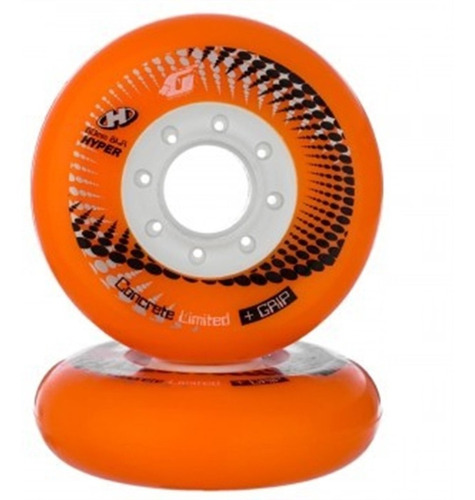 Roda Hyper Wheels 76mm 84a Laranja