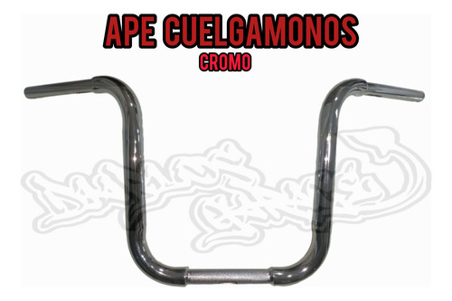 Manillar Ape Cromo 16 De Alto En 1 Harley Davidson Chopper (Usado)