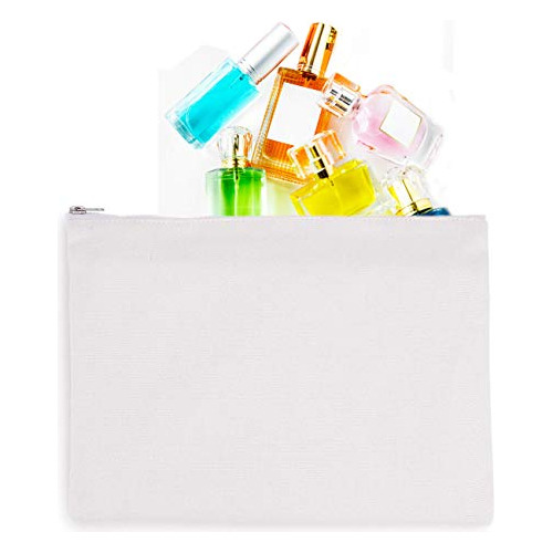 Bolsas De Cosméticos Yingkor De Lona De Algodón Con Cierre,