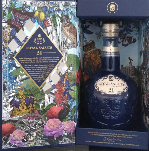 Imagen 2 de 2 de Whisky Chivas Regal Royal Salute 21 Años escocés 700ml