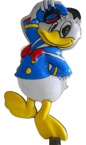Pato Donald Duck 1960 Cartel Plástico Termoformado